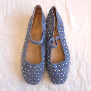 Madewell The Greta Ballet Flat - Basalt Blue/ Size 7.5/ NV817